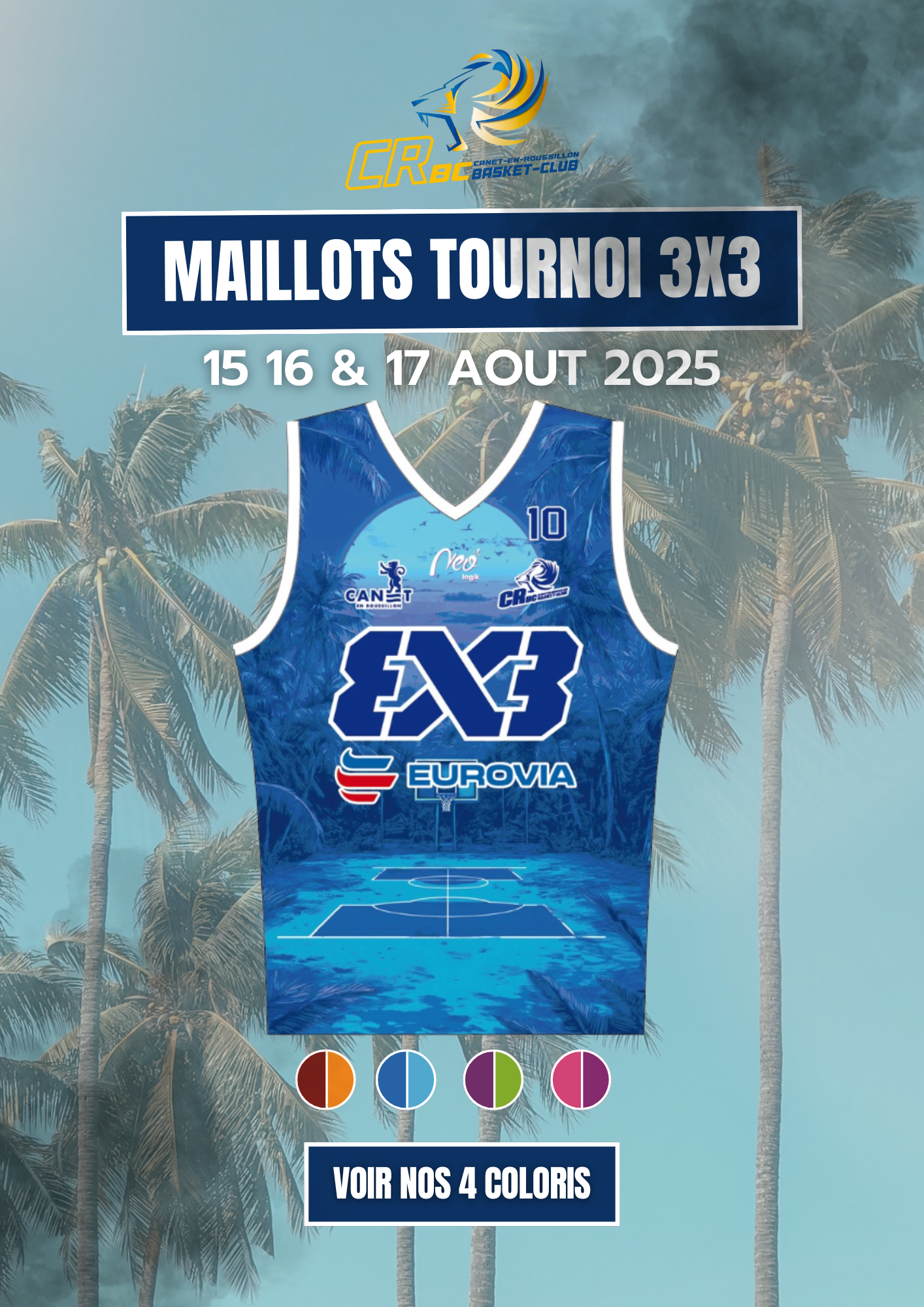 MAILLOTS TOURNOI 3X3: