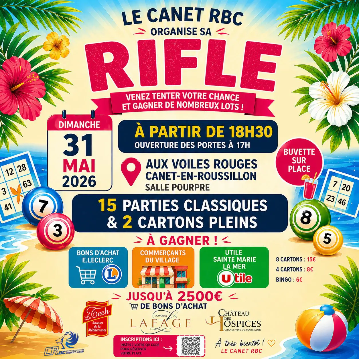 🎉 Rifle du CRBC – Dimanche 31 Mai 2026 🎉